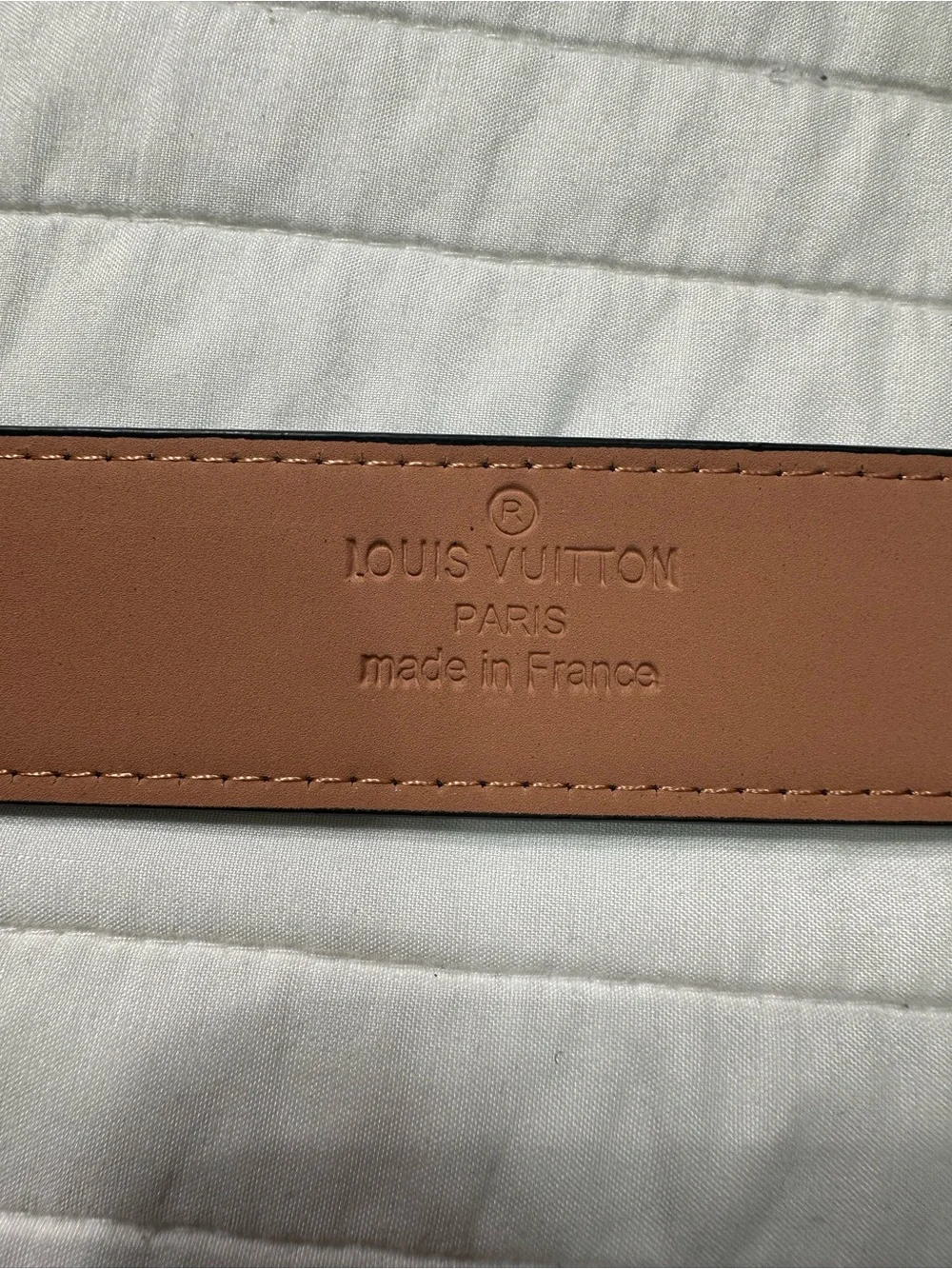 Black Louis Vuitton Belt